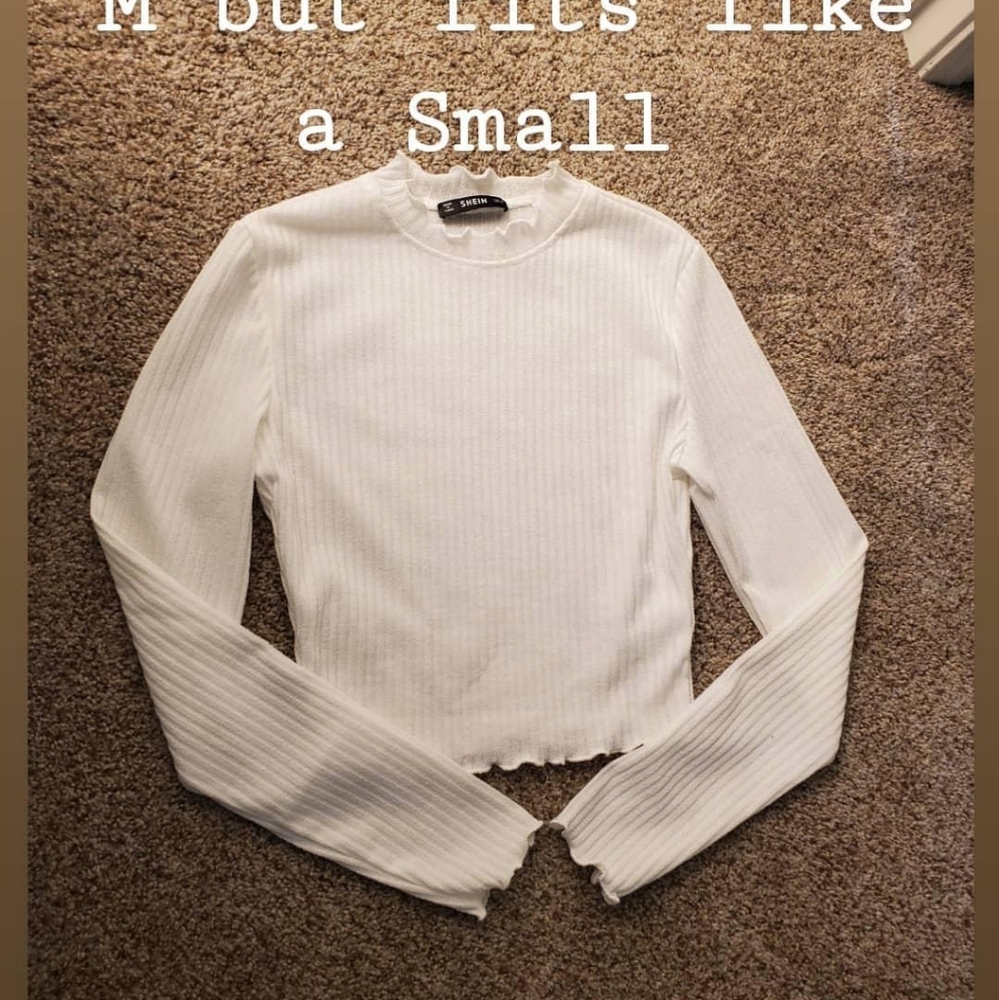 Long sleeve crop top